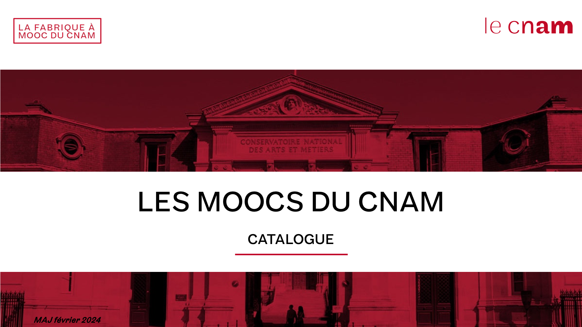 Catalogue Mooc Cnam 2024